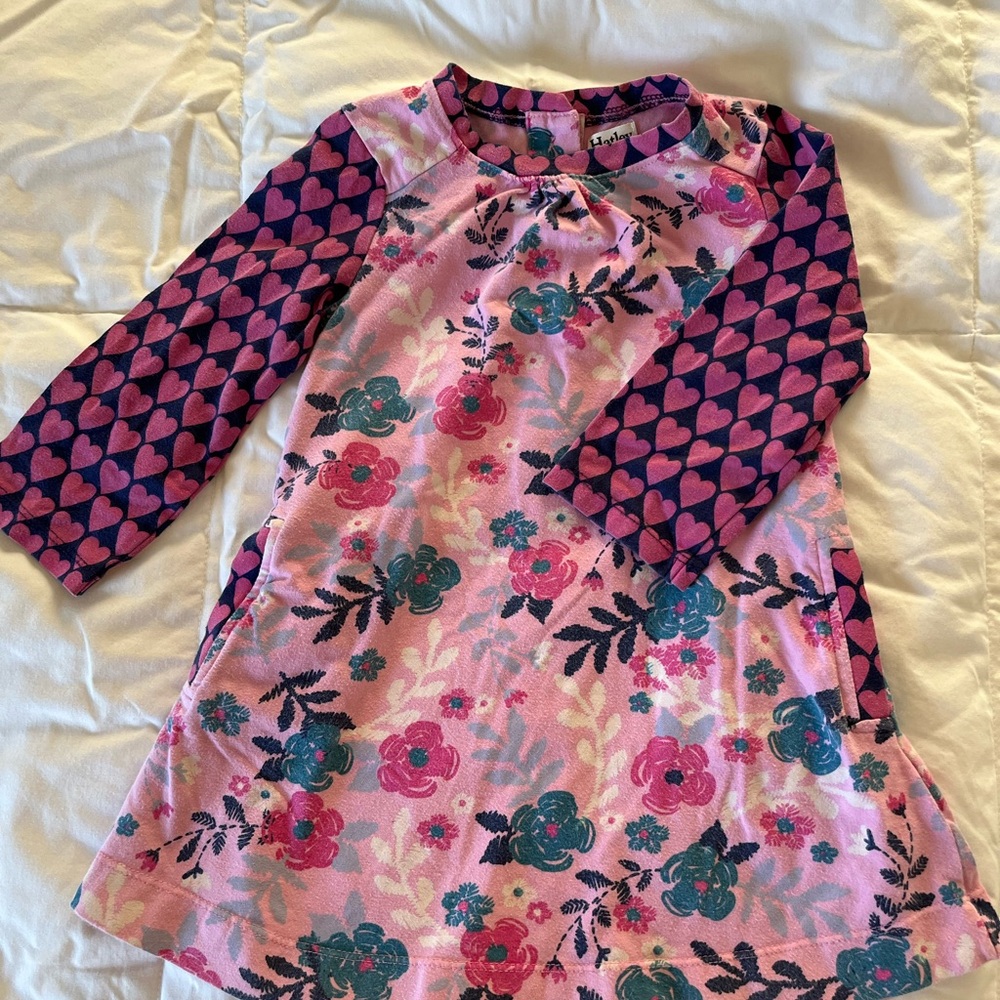 Hatley Pink and Blue Patterned Dress